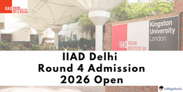 IIAD Delhi Round 4 Admission 2026 Open